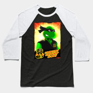 Ninja Turtle Cobra Kai Baseball T-Shirt